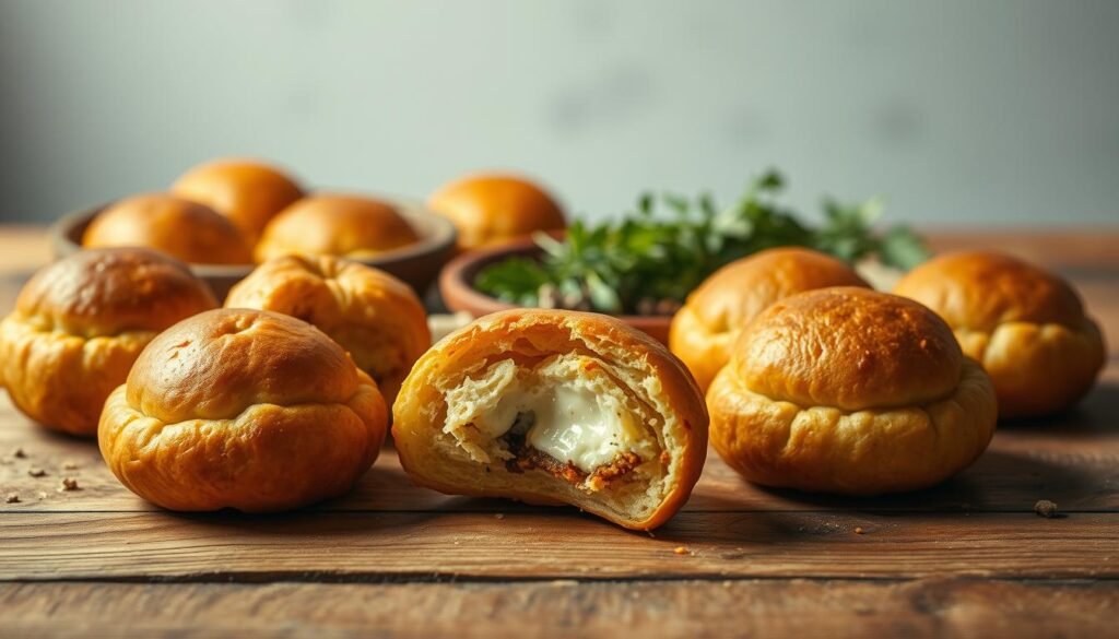 bollitos rellenos fritos